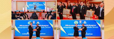 พิธีมอบใบประกาศนียบัตรและเข็มวิทยฐานะ โครงการอบรมหลักสูตรผู้บริหารการสาธารณสุขระดับต้น รุ่นที่ 34 กลุ่มที่ 1 วันที่ 23 พฤษภาคม 2568