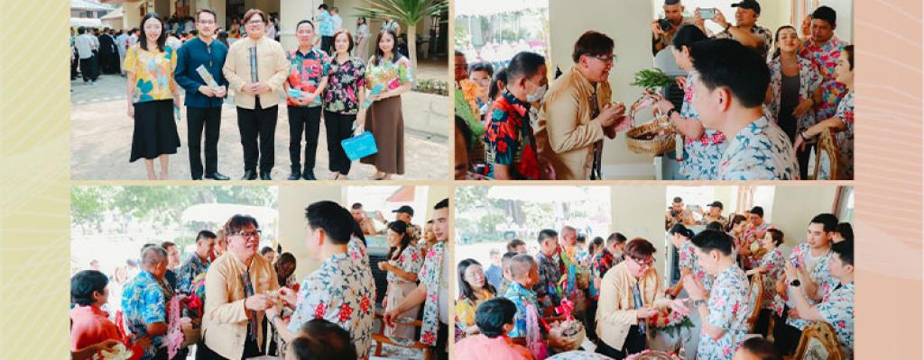 รดน้ำขอพรผู้ว่าราชการจังหวัดพะเยา และรองผู้ว่าราชการจังหวัดพะเยา วันที่ 17 เมษายน 2569